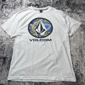 Volcom Men's Short Sleeve T-Shirt Y2K‎ Style Size Medium